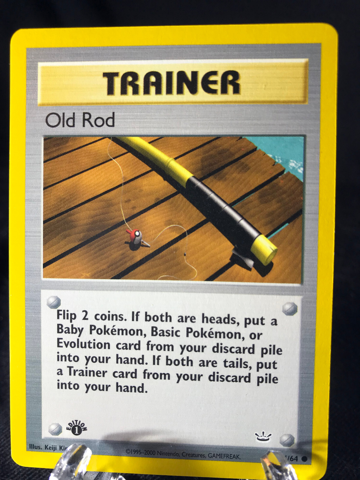 OLD ROD 64/64 Neo Revelation 1st EDITION Pokémon TCG WotC NM Never Played!