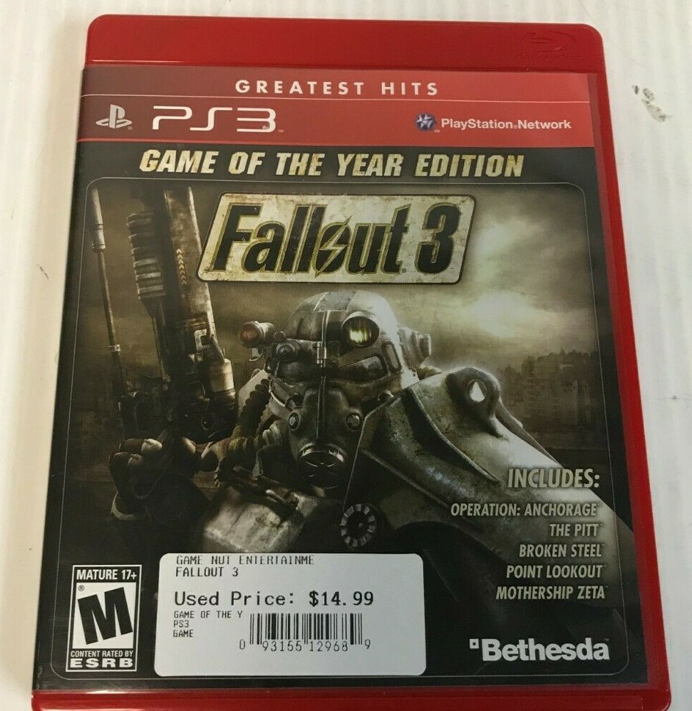 Fallout 3 Game Of The Year Edition Sony Playstation 3 09 For Sale Online Ebay