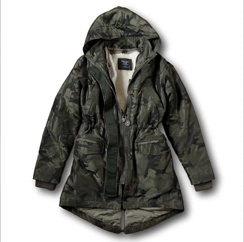 3 in top 1 camo parka