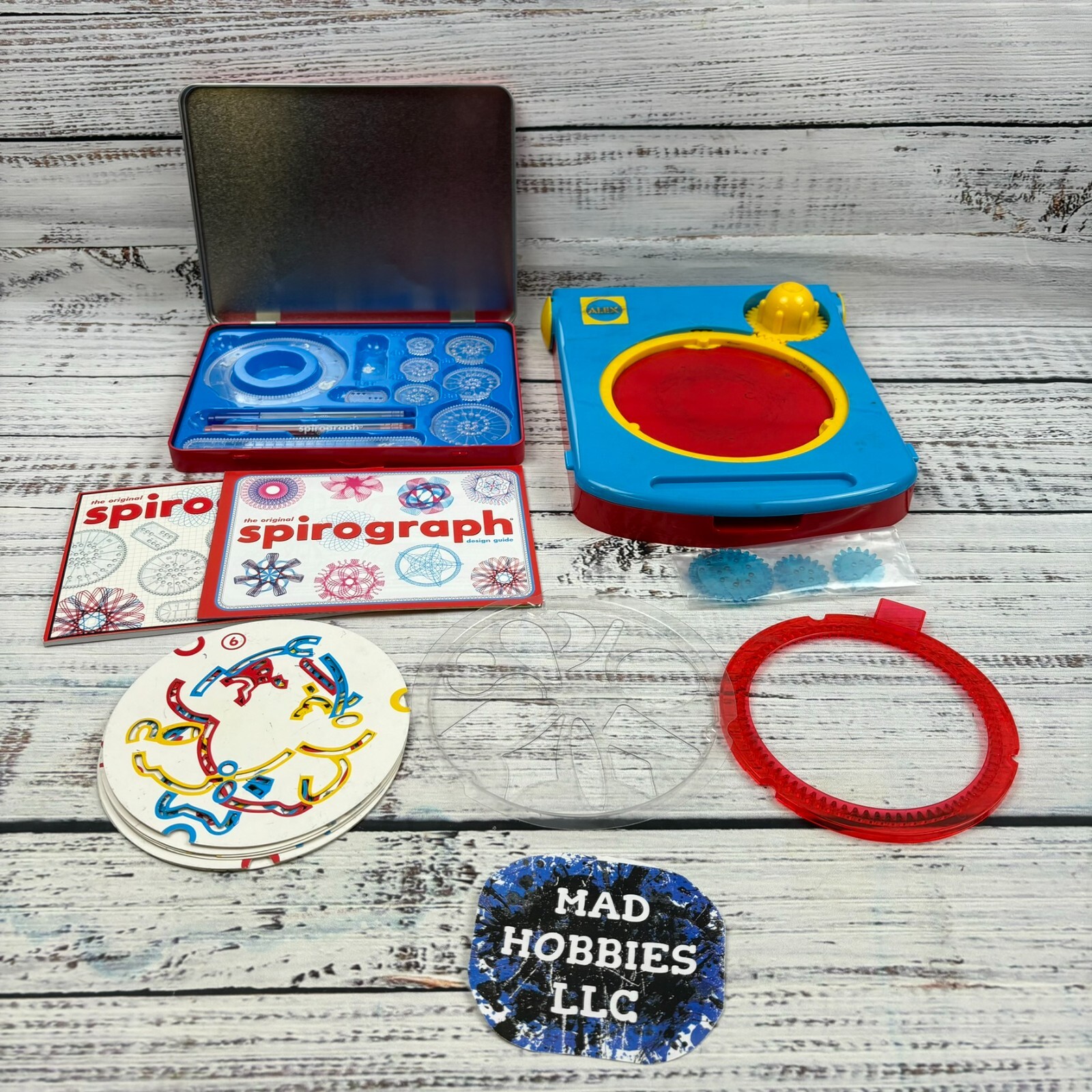 Spirograph Design Set & Aleks Magic Picture Maker Kids Art Creative Drawing Kit Falak Tayyeb