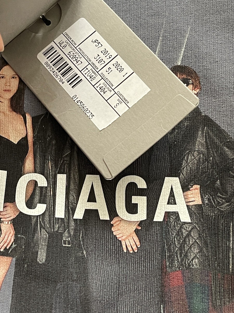 Balenciaga Long Sleeve Hoodie Size S Band Oversized Hoodie