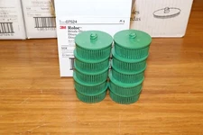 (10) 3M Automotive Scotch-Brite 2" Roloc Ceramic Bristle Disc Brush Coarse Green