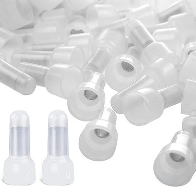 500 Pcs Closed End Crimp Connectors 16 14 AWG Gauge Wire End Ca Size: AWG16-14