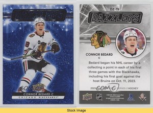 2023-24 Upper Deck Series 2 Dazzlers Blue Connor Bedard #DZ-79 Rookie RC