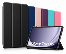 Tri Fold Slim Case For Samsung Galaxy Tab A9 Plus 11 Inch Stand Cover AutoWake 