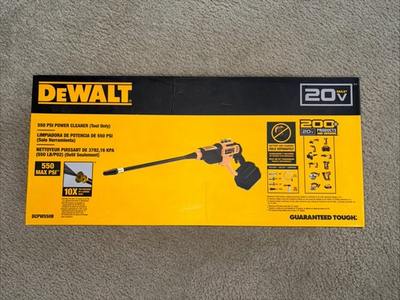#ad DEWALT 20V MAX 550 PSI Cold Water Pressure Washer Tool only DCPW550B $139.00