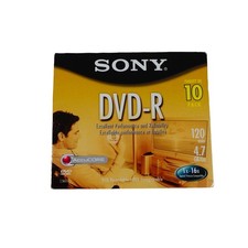 Sony DVD-R AccuCORE 10 Pack 120 min 4.7 GB 1x - 16x DVD Recordable w Cases