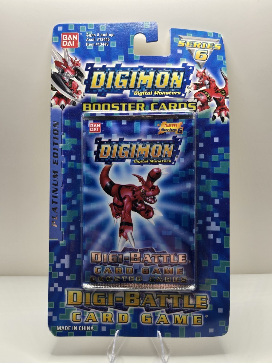 RARE Digmon Digi-Battle Card Game Booster Pack Blister Series 6