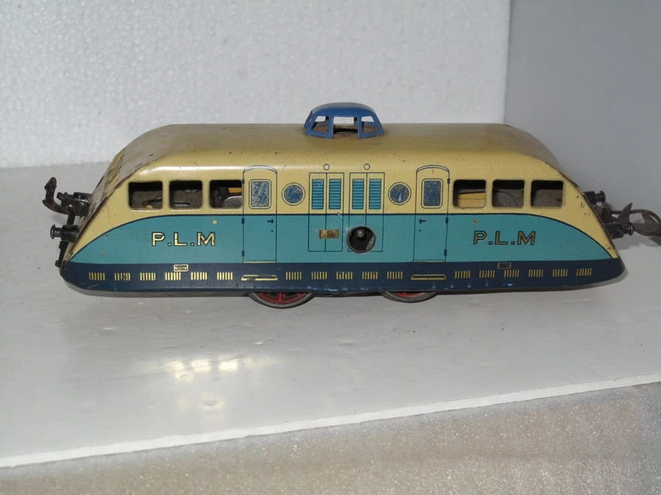 HORNBY Echelle O Autorail BUGATTI PLM Mécanique à ressort - Photo 2/4