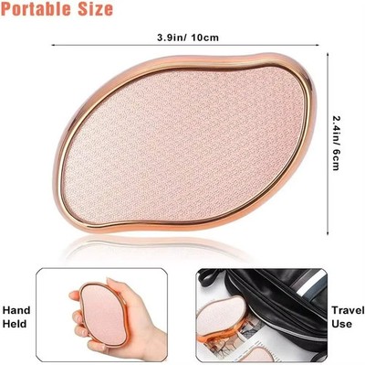 Profi Nano Glas Fußfeile Rosegold entfernen Hornhaut & abgestorbene Haut ***