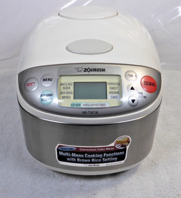 Zojirushi NS-TGC10 5-Cup Rice Cooker, Porridge & Cake Cooker