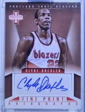 Panini Innovation Fine Print Auto 2012-2013 Clyde Drexler