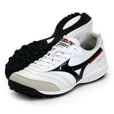 MIZUNO Morelia SALA ELITE TF Q1GB2512 09 Super White Black Futsal Shoes US 5-12