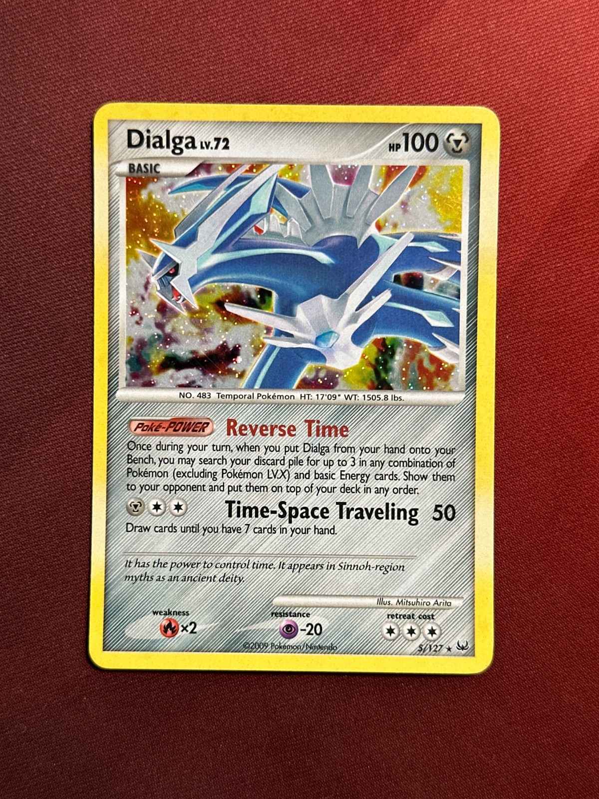DIALGA 5/127 Platinum HOLO rare Pokemon TCG card NM NEAR MINT