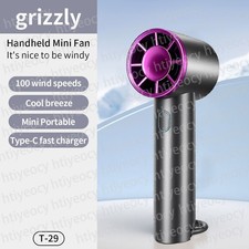 T29 Portable 100 Speed Personal Handheld Fan USB-C Rechargeable Mini Desk Fan US
