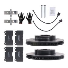 2xBremsscheiben + 4xBremsbeläge Vorne For VW Touareg 7L6 7L7 7LA 7P5 7P6 3.0-4.2