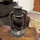 ANTIQUE DIETZ LITTLE WIZARD RAILROAD KEROSENE LAMP — photo 1