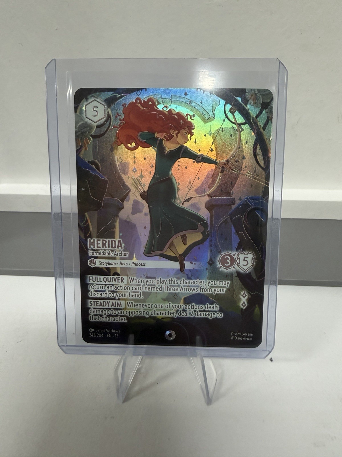ICONIC Lorcana Wilds Unknown - Merida - Formidable Archer - 242/204 ICONIC