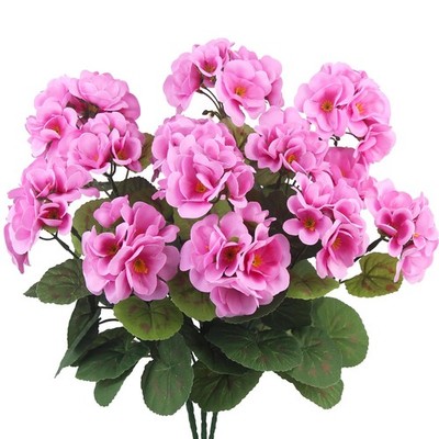 CITYES 3 Pcs Artificial Geraniums Flowers Silk Geraniums for Outdoors UV Resi...
