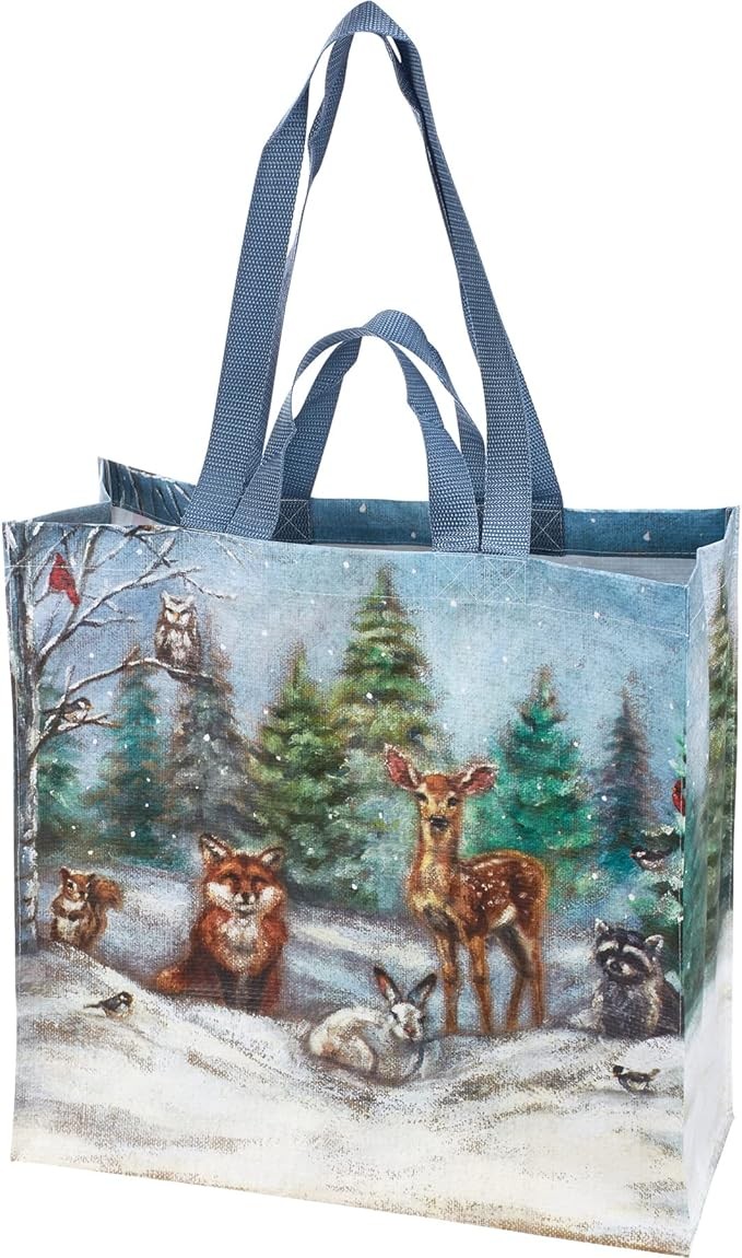 Сумка Primitives By Kathy Market -Зимняя семья Олень Лиса Енот Кролик 2790₽