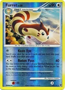 Furret - 27/132 - Pokemon Secret Wonders Reverse Holo Rare LP
