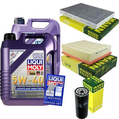 INSPEKTIONSKIT FILTER LIQUI MOLY ÖL 10L 5W-40 für Audi A6 Avant 4B C5 S6