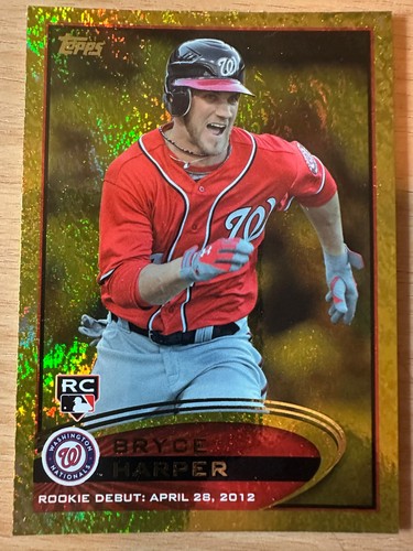 Bryce Harper [Gold Sparkle] #US183 2012 Topps Update card
