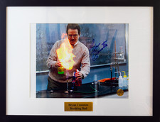 Breaking Bad Bryan Cranston Signed Photo Framed with COA, Walter White autograph