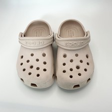 Kids Crocs Size C8 Blush/Beige Color