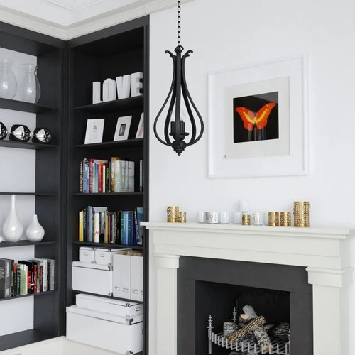 Vaxcel Lighting P0382 Monrovia 3 Light 11"W Taper Candle Pendant - Bronze - Picture 7 of 12