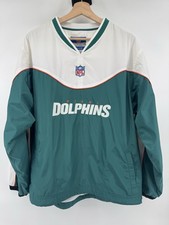 vintage Reebok Miami Dolphins pullover windbreaker jacket Youth Xl