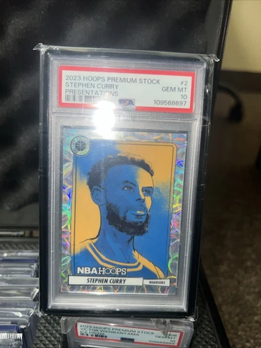 STEPHEN CURRY 2023-24 NBA Hoops Premium Presentations Scope CASE HIT PSA 10