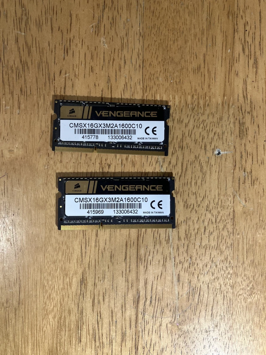 Kit RAM Corsair Vengeance 8 Go (2x4 Go) DDR3 1600 MHz CL9 - Dual Channel Pour PC
