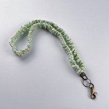 Stretchy Pleated Lanyard for Cards Phone Electronic Gadgets Organization