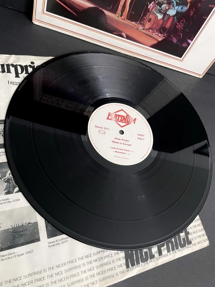 Rare! Deep Purple "Made In Europe" German Pressing! 1985 PLP45/24007 - VG+/VG - Image 2 of 4