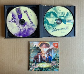 Misc. 4 Video Game Lot Shenmue 2 Dreamcast Crash Bandicoot PS2 Half-Life PC