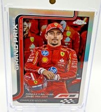 Charles Leclerc 2025 Topps Chrome F1 Grand Prix Refractor ##145 Abu Dhabi