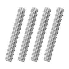 4Pack M6x40mm 316 Stainless Steel Fully All Threaded Rod Studs, 1mm Pitch