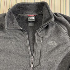 The North Face Pullover Mens XL Gray Fleece Quarter Zip Long Sleeve Hiking