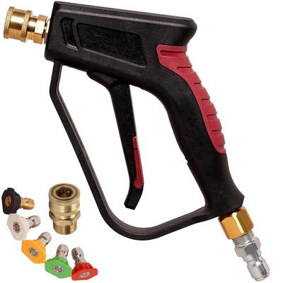 #ad Short Pressure Washer Gun with Swivel 3 8quot; Inlet amp; 1 4quot; Outlet Quick Connec... $38.41