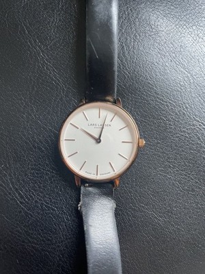 Lars Larsen Analog Quartz Women Watch White Rose Gold Vintage 711515898