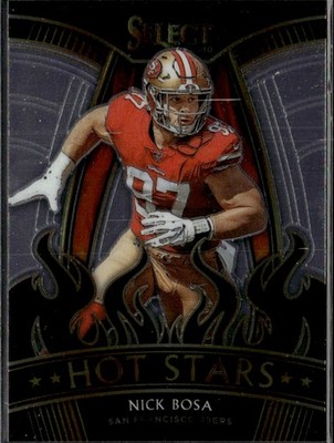 2020 Panini Select Nick Bosa #HS18 Hot Stars NFL Football Trading Card
