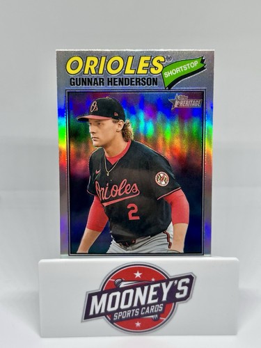 2026 Topps Heritage Gunnar Henderson #287 Chrome Refractor Baltimore Orioles