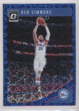 2018-19 Panini Donruss Optic Blue Velocity Prizm Ben Simmons #59 t0r