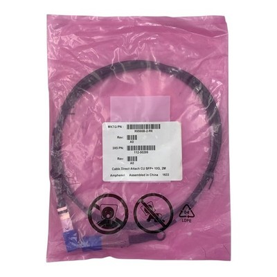 NEW NetApp X6566B-2-R6 - 10GB BASE-CU SFP+ CABLE 2M - Factory Sealed