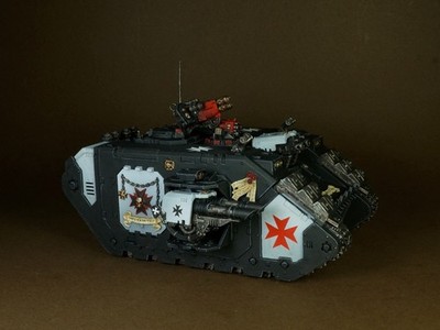 Space Marines Black Templars Land Raider Warhammer 40k Pro-painted *COMMISSION*