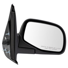 TRQ Passenger Side View Mirror Manual Fold Non-Heated 95-01 Ford Explorer Black