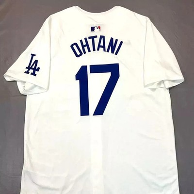 Nike Shohei Ohtani Los Angeles Dodgers #17 White Home Limited