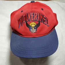 Vintage 1993 Marvel Comics Wolverine Xmen Child Sized Snapback Hat