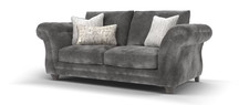 Sofology Highgrove Fabric 3 Seater Full Back Extra Flex Seats in Luxury Deep Pil